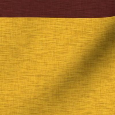 6.5” Huge Gold And Maroon Stripe - Basic Textured