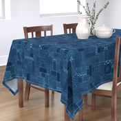 African Indigo Tribal Mud Cloth