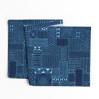 African Indigo Tribal Mud Cloth