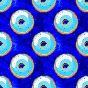 Galaxy Donuts Blue
