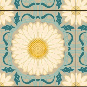 Spanish Floral Tile