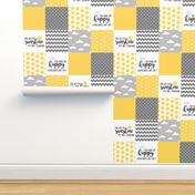 You are my sunshine - wholecloth cheater quilt