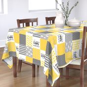 You are my sunshine - wholecloth cheater quilt