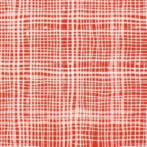 Prairie Gingham Western Red