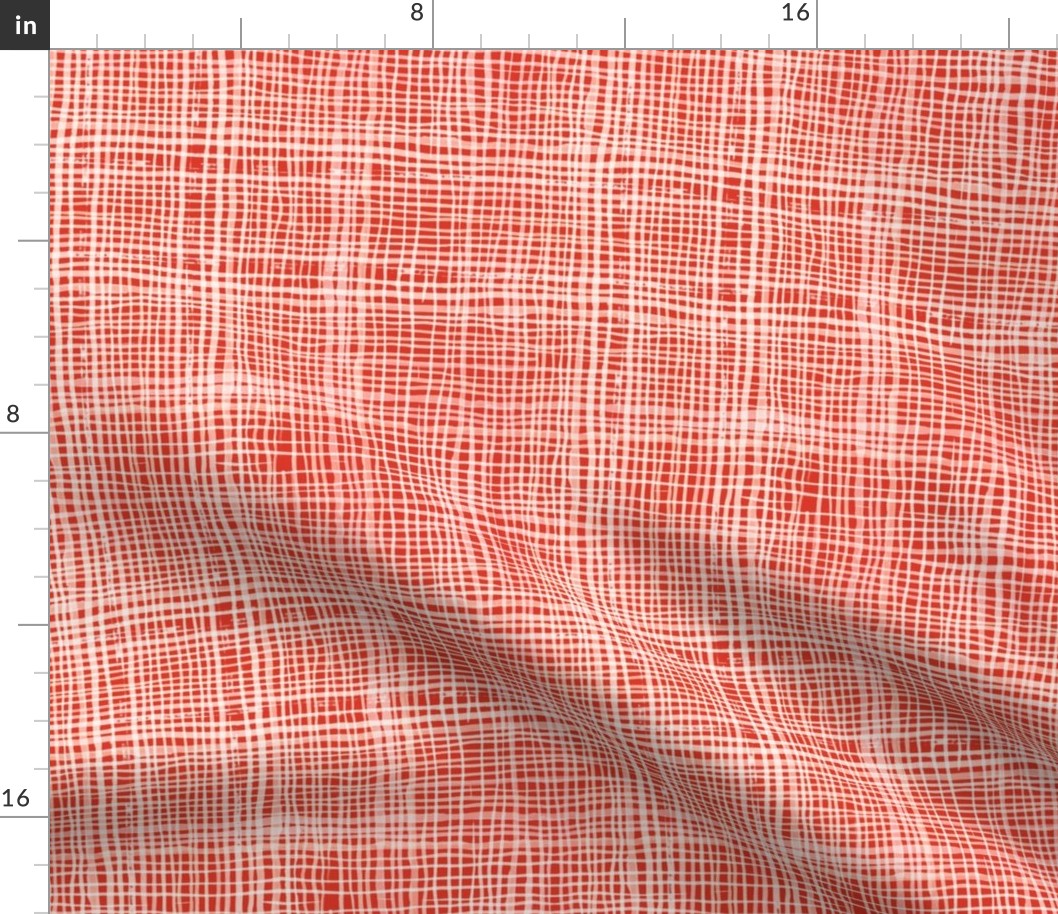 Prairie Gingham Western Red