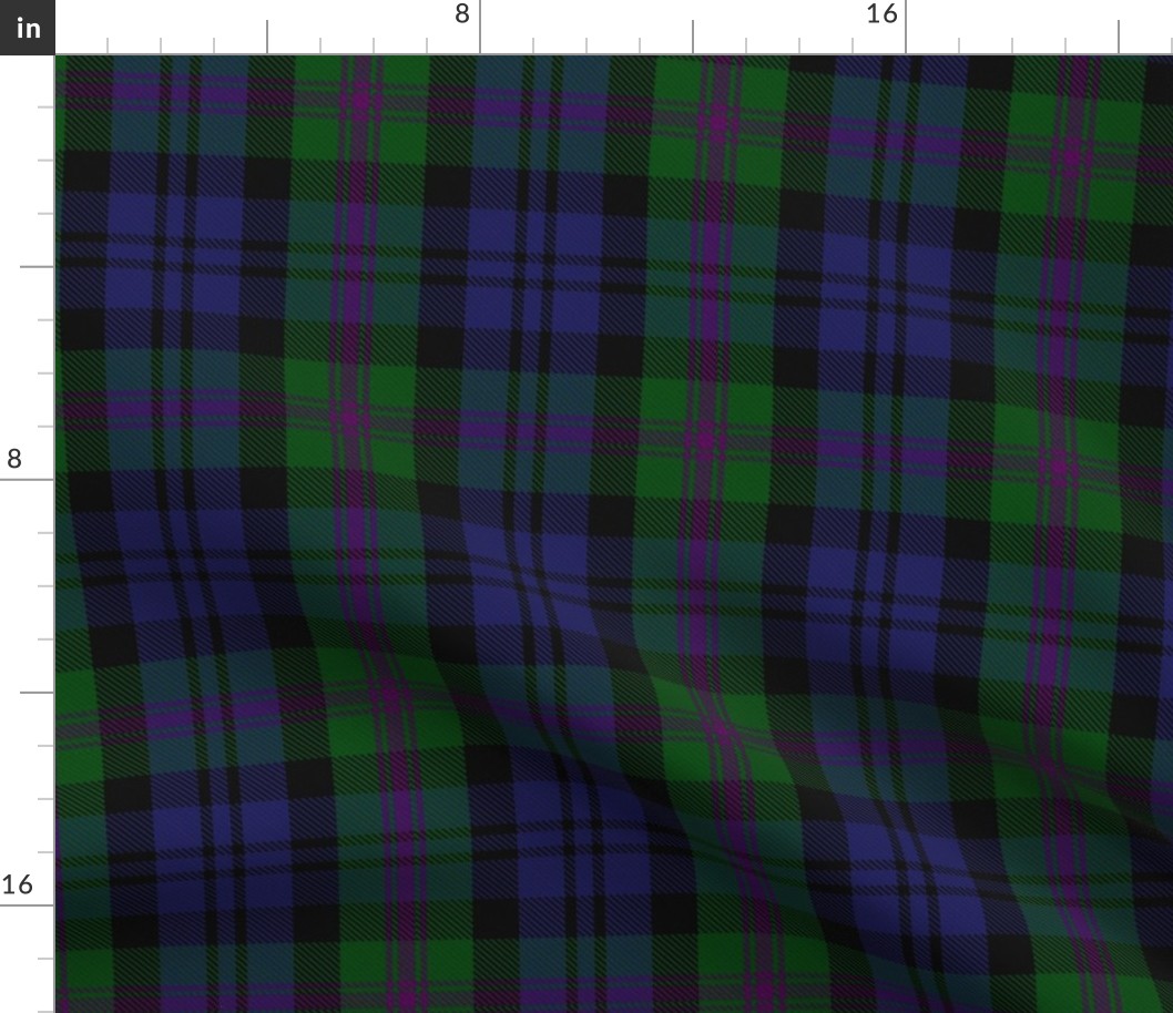 Clan Baird Hunting Tartan // Large