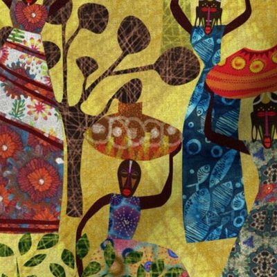 Women of Africa a Tapestry of life