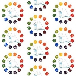 West Highland Pawprints Westie