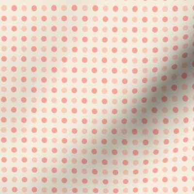 Peach and Pink Dots - Small