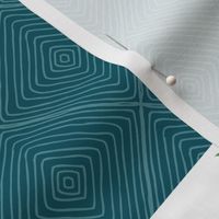 7" BLOCKS- Sloth Cheater Quilt – Patchwork Blanket Baby Boy Bedding, Teal Blue Green, Design GL