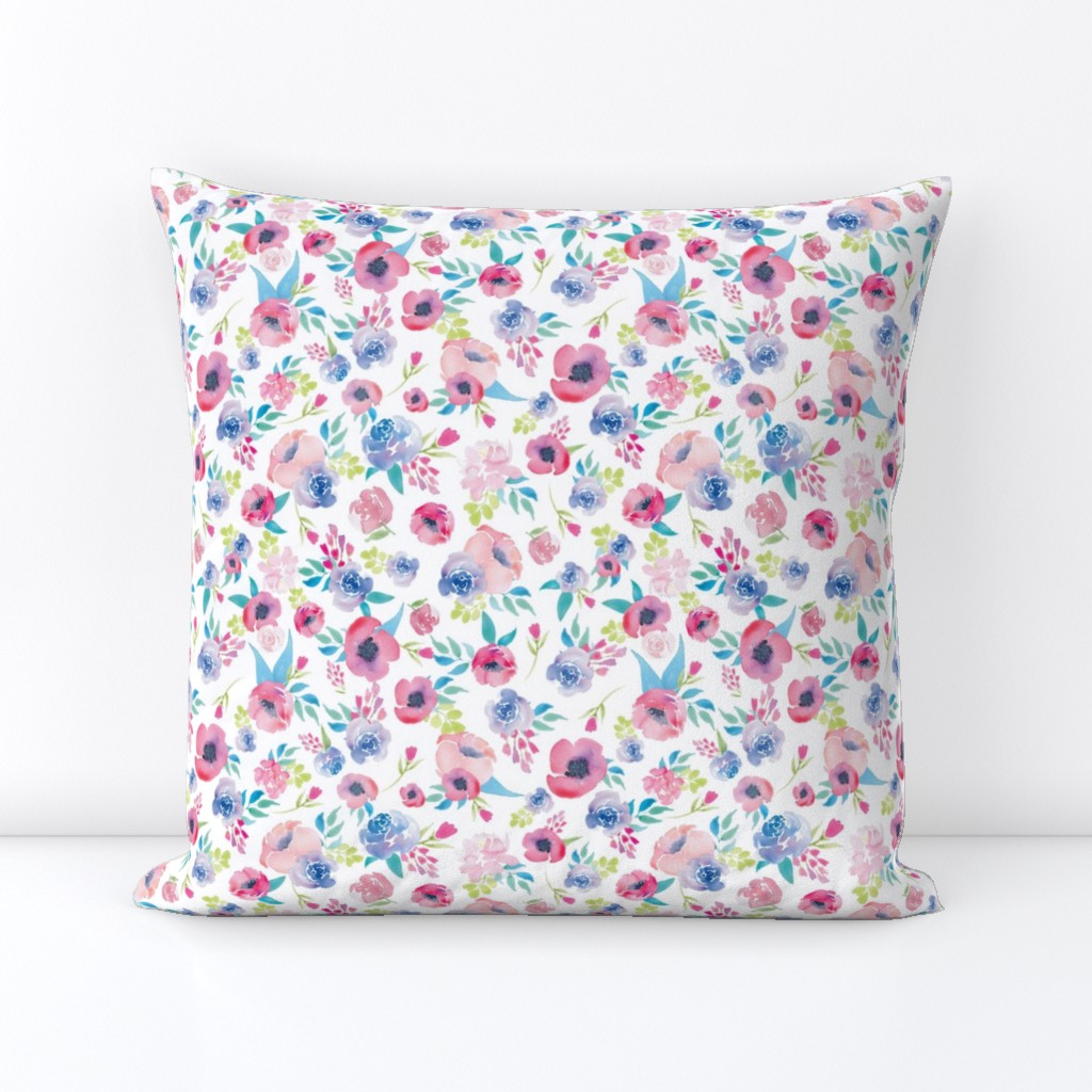 Watercolor Floral Boho Spring Floral