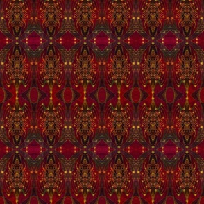 Aster Kilim in Claret