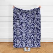 INDIGO damask 