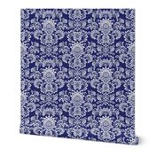 INDIGO damask 