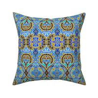 Victorian Pineapple Nouveau (blue)