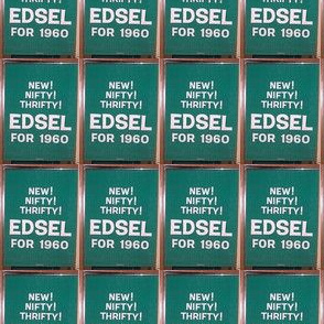 1960 Edsel advertising banner