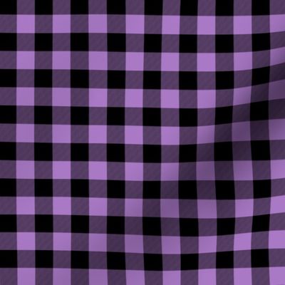 1/2" Black + Purple Buffalo Plaid – Lumberjack Buffalo Check