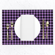 1/2" Black + Purple Buffalo Plaid – Lumberjack Buffalo Check