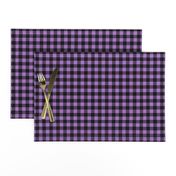 1/2" Black + Purple Buffalo Plaid – Lumberjack Buffalo Check