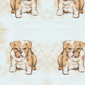 Custom Grumpy Bulldog Pup