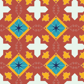 Spanish Tile Crosses