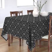 Geometric lace - black and white