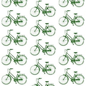 Retro Bicycles // Green