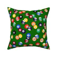 Billiard Balls on Felt // Large