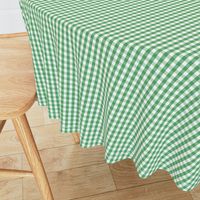 Fern Green Gingham Check Plaid