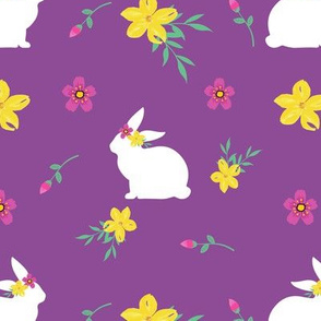 Purple Easter Bunnies