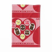 Valentine Chocolate Box Pillow 