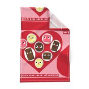 Valentine Chocolate Box Pillow 