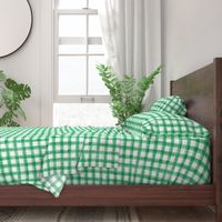 watercolor plaid - green