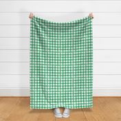 watercolor plaid - green