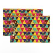 African Triangle Mosaic sunburnt orange