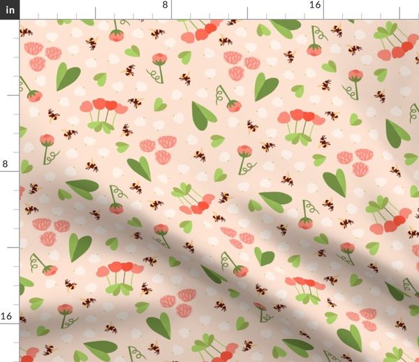 Alsike Clover - Spoonflower