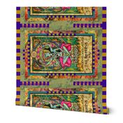 THE EMPRESS KALI TAROT CARD FAT QUARTER PANEL MAJOR ARCANA