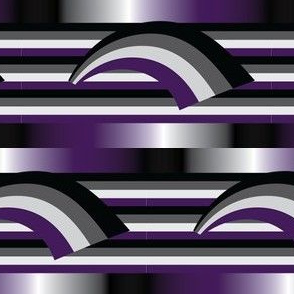 Asexual Pride Pattern Ace