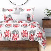 Popcorn tub - cut and sew pillow - fat quarter (R)