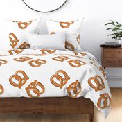 soft pretzel pillow - plushie - fat quarter project