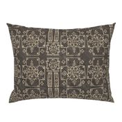 Mali Cross Mud cloth in Brown, Medium