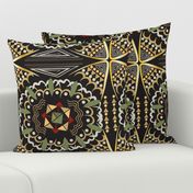 Kalahari Kaleidoscope, African inspired geometric pattern