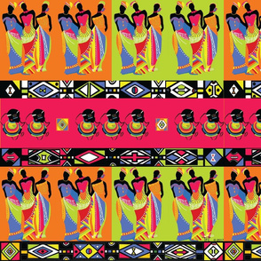  Ndebele inspired African Princesses.
