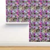 Abstract square maze, Multicolor, Medium