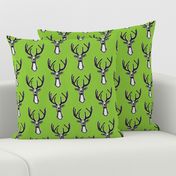 Lime green Sketchy Hipster Buck Stag Deer Antlers-ch-ch-ch-ch-ch-ch-ch-ch-ch-ch-ch-ch