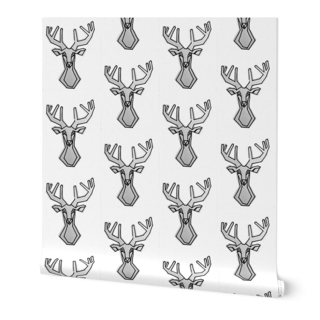 geometric Deer Buck Stag