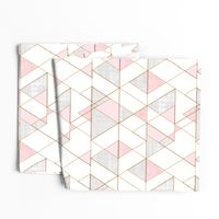 Mod Triangles Pink Gray