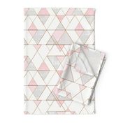 Mod Triangles Pink Gray