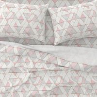 Mod Triangles Pink Gray