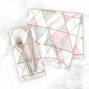 Mod Triangles Pink Gray
